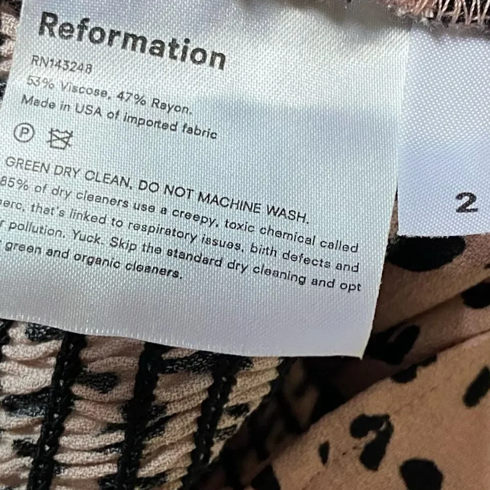 Reformation excellent no